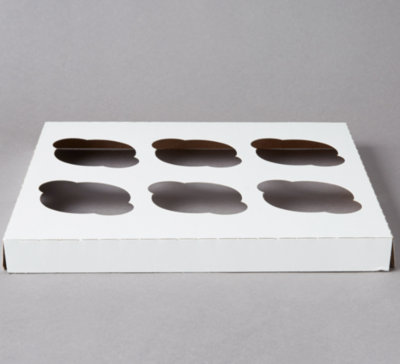 6 CUPCAKE INSERT {FOR 10 IN X10 IN BOX}